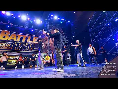 BATTLE ISM Taiwan 2018 - West Gang VS MM Poppers / Popping Team Battle TOP8