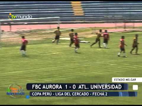 FBC Aurora 1 - 0  Atlético Universidad - Liga del cercado - 2da fecha - Tvmundo Deportes 2014