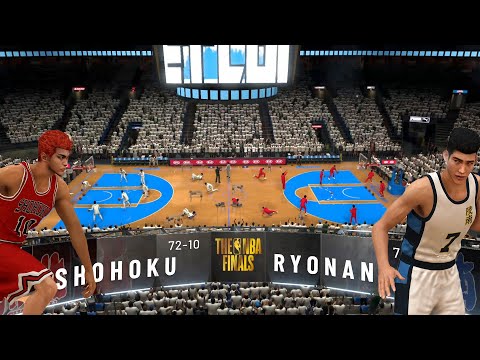 Shohoku vs Ryonan Championship Game: NBA 2K21 Slam Dunk MOD Full Gameplay