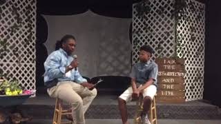 Actor Caleb T. Thomas from the movie “A Question of Faith” interview with Rasheed Almond video
