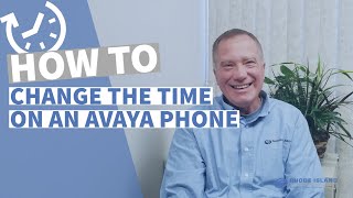 How to Change the Time on an Avaya Phone