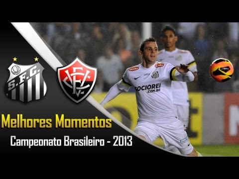 Melhores momentos de Santos 2X0 Vitória - 24/08/13 - Brasileirão 2013