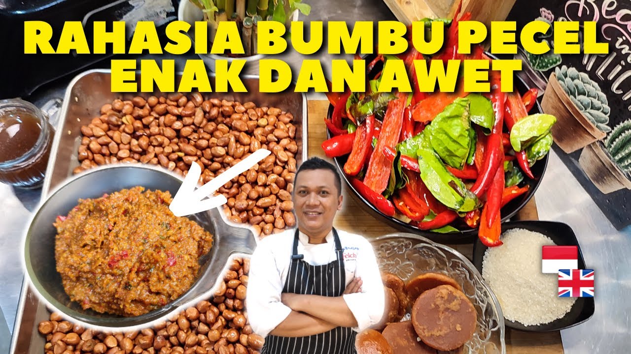 BONGKAR RESEP DAN CARA MEMBUAT BUMBU PECEL ‼️ YANG ENAK DAN TAHAN LAMA