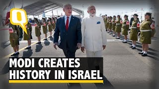 PM Modi Receives Grand Welcome On ‘Historic’ Israel Visit - The Quint