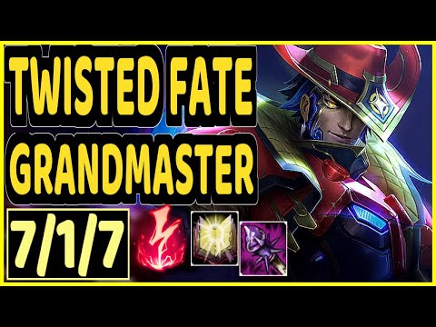 EIKA (TWISTED FATE) - 7/1/7 KDA MID GAMEPLAY - EUW Ranked GRANDMASTER