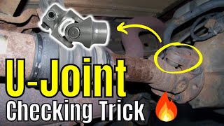 How to check your universal joint or U joint - Full Explained