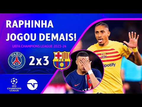 Gols e lances de PSG x Barcelona
