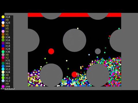 Survival Proliferation 01 - Marble Race in Algodoo