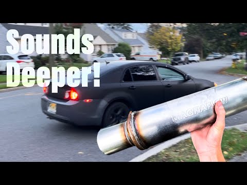 Putting a MAGNAFLOW muffler on my Malibu!