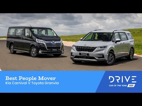 Kia Carnival v Toyota Granvia | Best People Mover | Drive Car of the Year 2021
