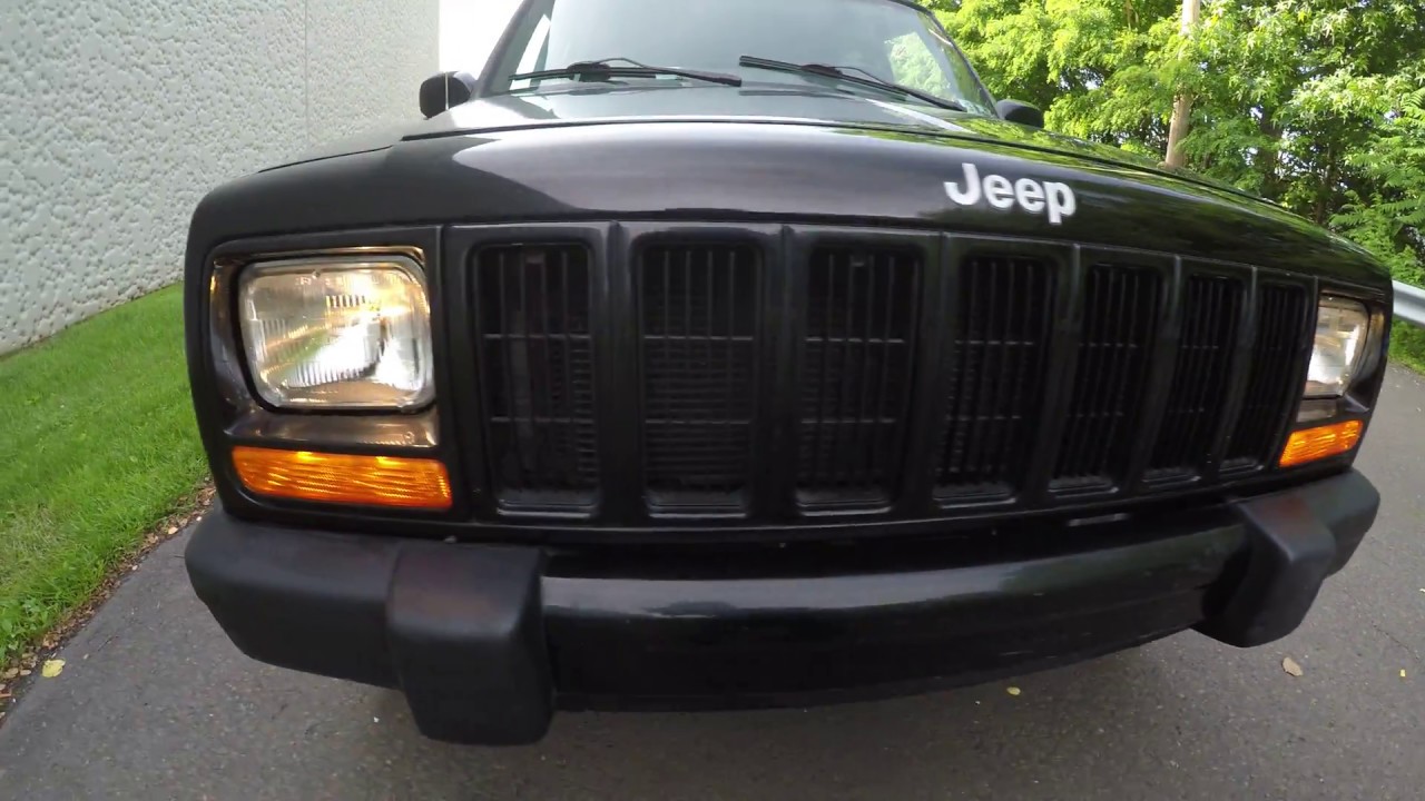 Review 1999 Jeep Cherokee Sport 4WD Black Virtual Walk ...