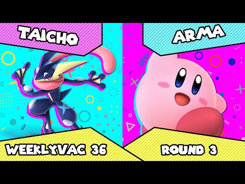 WeeklyVac 36 - SSBU - Taicho (Greninja) vs Arma (Kirby)