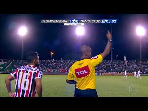FLUMINENSE DE FEIRA 2 X 0 SANTA CRUZ - MELHORES MOMENTOS - COPA DO BRASIL - 31/01/2018
