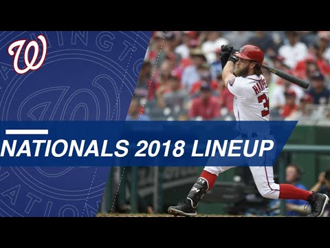 Take a look at the projected Nationals 2018 lineup