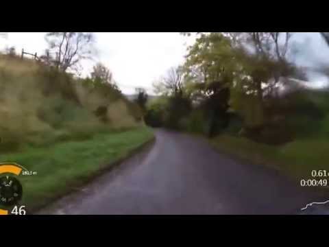 Cautious descent of the Steyning Bostal on Storck Aernario Disc