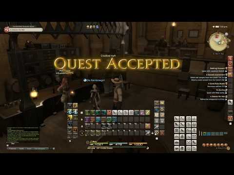 Level 40 Miner Job Quest Final Fantasy XIV ARR