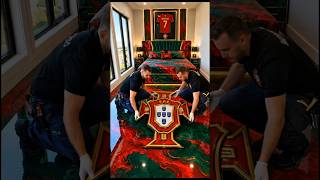 Download lagu Luxury portugal ronaldo room epoxy floor transformation🥰 ♥️ 😍. #asmr  #shorts #football #epoxyfloor mp3
