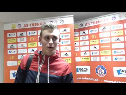 Patrik Kresáň (FK Rajec) po prípravnom zápase FK Rajec - TJ Družstevník Očkov 5:1 (3:0)