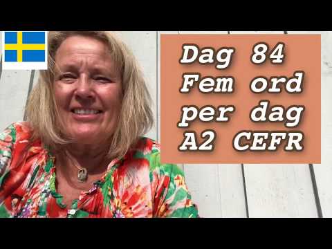 Lär dig svenska - Dag 84 - A2 CEFR - Learn Swedish - 71 undertexter