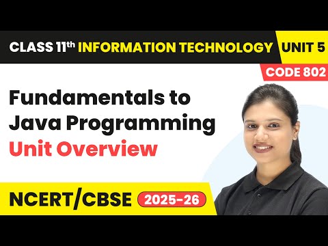 Class 11 Information Technology Book Overview Course Code 802
