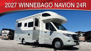 A preview image of the linked video showcasing 2027 Winnebago Navion 24R