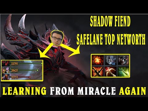 SHADOW FIEND SAFELANE (LEARNING FROM MIRACLE) TURBOMODE DOTA 2
