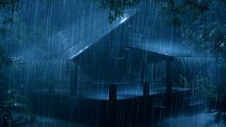 (No Ads) Powerful Thunderstorm & Heavy Rain 🌧️ Deep Sleep Sounds for Relaxation, Calm Mind & Rest