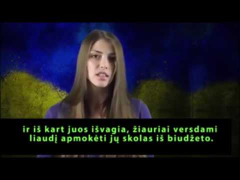 Девушка украинка обращаеться к мировому сообществу