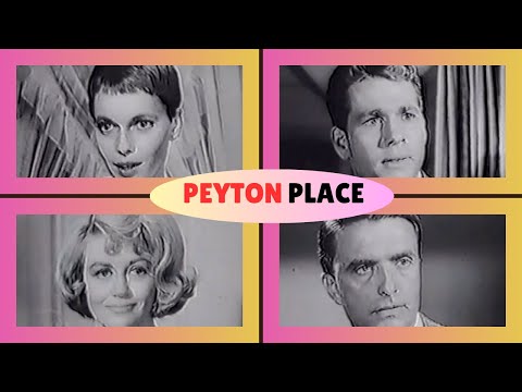 SERIES OPENER: PEYTON PLACE TV SHOW (1964) DOROTHY MALONE, MIA FARROW, BARBARA PERKINS, RYAN O'NEIL