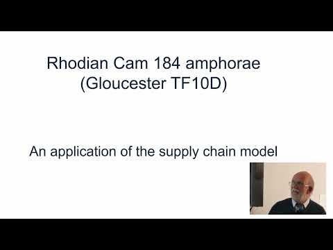Analysing supply chains for Rhodian Cam 184 amphorae in the Romano-British period – Graham Barton