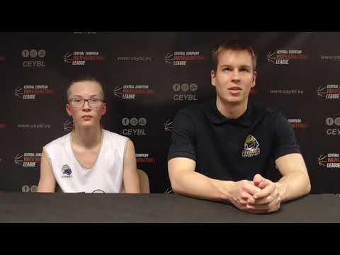 CEYBL U14 - Press conference, 25.3.2023, Levharti Chomutov - WKK Wroclaw