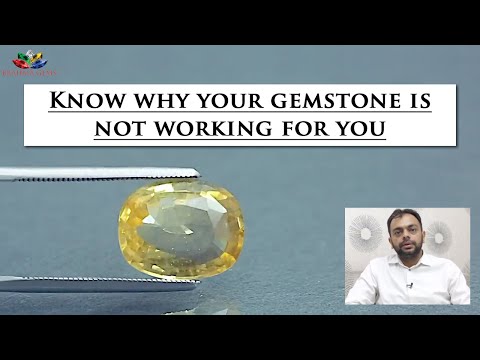 Know why your yellow sapphire ( pukhraj) is not working for you? | Brahma Gems