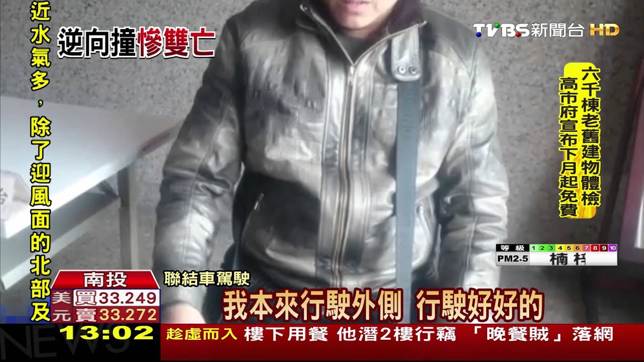 轎車逆向上國道與聯結車對撞　起火2死