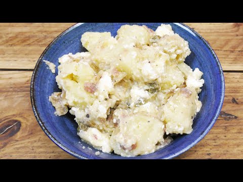 How To Make Anchovy & Feta Cheese Potato Salad - Recipe