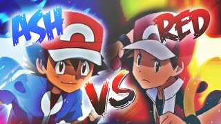 Ash Vs Red Amv|6V6 Battle|Full battle|Ash Vs Red full episode| Ash meets red | Fanmade Edit
