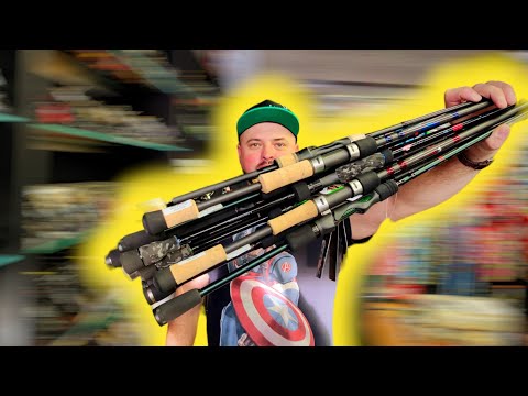 Short rods for fishing zander from a boat