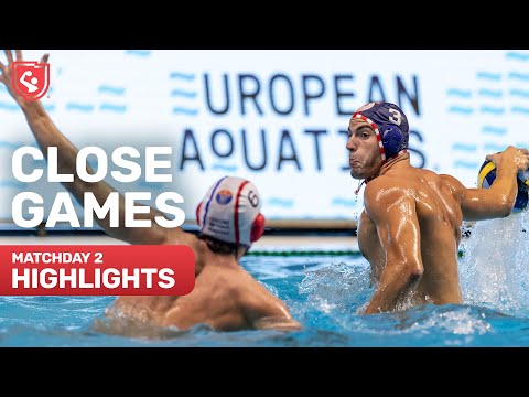 HIGHLIGHTS | Teams Push Each Other to the Limit 👊 | Water Polo Champions League MD2