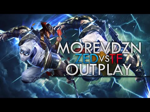 Terrorising Zed - Zed vs Twisted Fate 1v2 Outplay (Gold Card Dodge) (SKT T1 Faker Style)