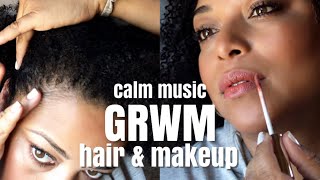 this curly hair & makeup tutorial will make you relax n soothe you // drugstore & highend