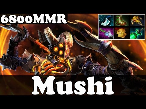 Dota 2 - Mushi 6800 MMR Plays Clinkz  Vol 1 - Ranked Match Gameplay