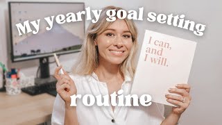 My Yearly Goal Planning Routine