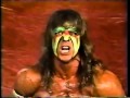 Ultimate Warrior Promo On Andre The Giant 09 09 1989