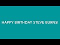 Happy Birthday Steve Burns