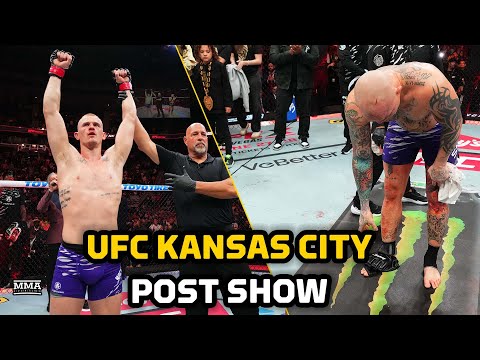 UFC Kansas City LIVE Results & Reaction | Garry vs. Prates, Smith Loses Retirement Fight | Post Show