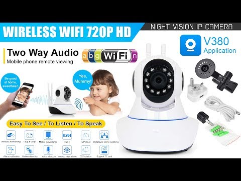 How to use wireless wifi 1080p hd night vision camera