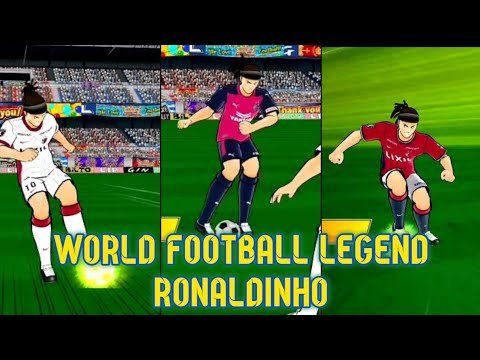 All Skill World Football Legend Ronaldinho - Captain Tsubasa Dream Team Skill