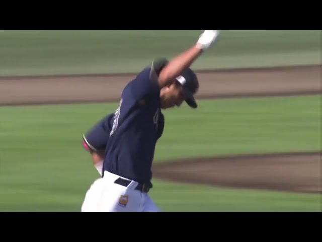 【1回表】バファローズ・杉本 プロ初ヒットが先頭打者アーチ!! 2017/9/9 E-Bs