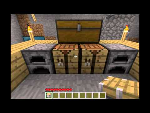 MineCraft Beta 1.7 - How to Make and Use Pistons!