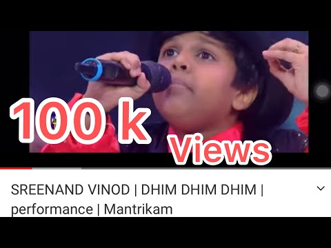 SREENAND VINOD | DHIM DHIM DHIM | performance | Mantrikam