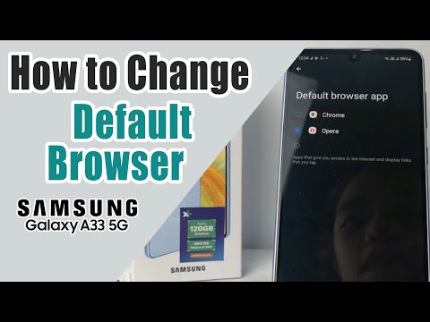 How To Change Default Browser App On Samsung A33 5G